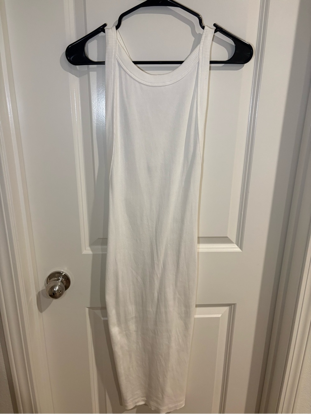 The Line by K Marybeth jersey white Midi Dress